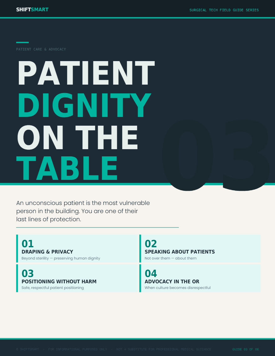 Patient dignity on the table