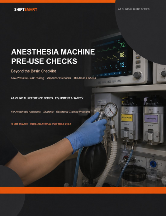 Anesthesia Machine Pre-Use Checks