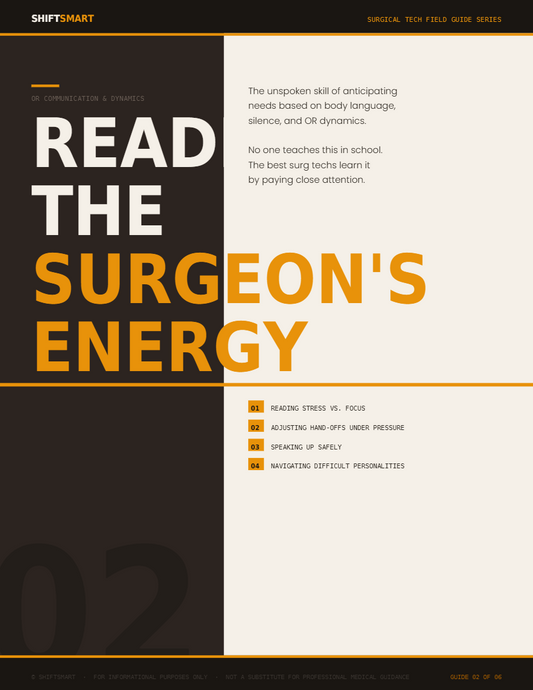 Reading the surgeon's energy